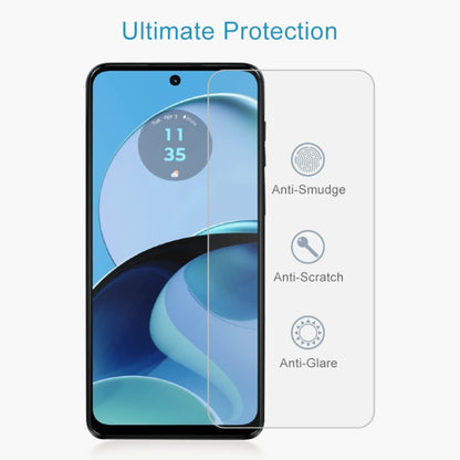 For Motorola Moto G54 10pcs 0.26mm 9H 2.5D Tempered Glass Film by buy2fix