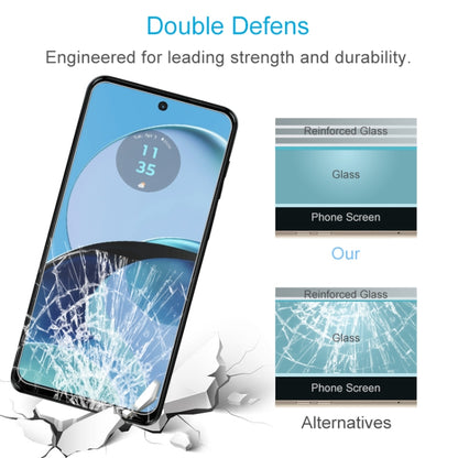 For Motorola Moto G54 10pcs 0.26mm 9H 2.5D Tempered Glass Film by buy2fix