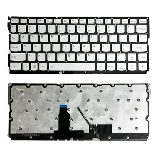 For Lenovo Yoga 900S-12ISK US Version Laptop Keyboard(Silver) - Lenovo Spare Parts by buy2fix | Online Shopping UK | buy2fix