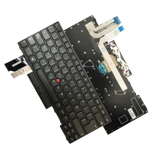 For Lenovo ThinkPad E480 / E495 / L480 Spanish Version Backlight Laptop Keyboard - Lenovo Spare Parts by buy2fix | Online Shopping UK | buy2fix