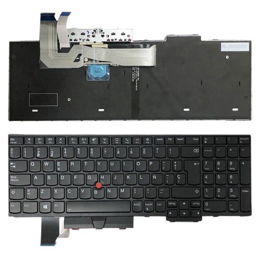 For Lenovo ThinkPad E580 / L580 / E585 Spanish Version Backlight Laptop Keyboard - Lenovo Spare Parts by buy2fix | Online Shopping UK | buy2fix