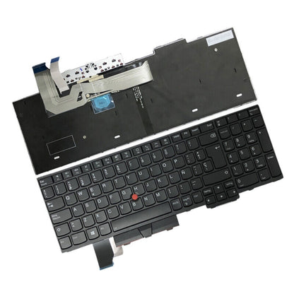 For Lenovo ThinkPad E580 / L580 / E585 Spanish Version Backlight Laptop Keyboard - Lenovo Spare Parts by buy2fix | Online Shopping UK | buy2fix