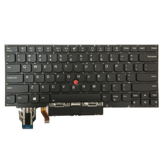 For Lenovo ThinkPad X1 Yoga 5th Gen 20UB US Version Backlight Laptop Keyboard with Touchpad Button(Dark Grey) - Lenovo Spare Parts by buy2fix | Online Shopping UK | buy2fix