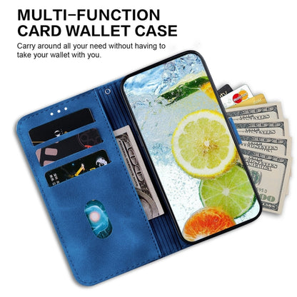For Infinix Smart 7 HD Double 8-shaped Embossed Leather Phone Case(Blue) - Infinix Cases by buy2fix | Online Shopping UK | buy2fix