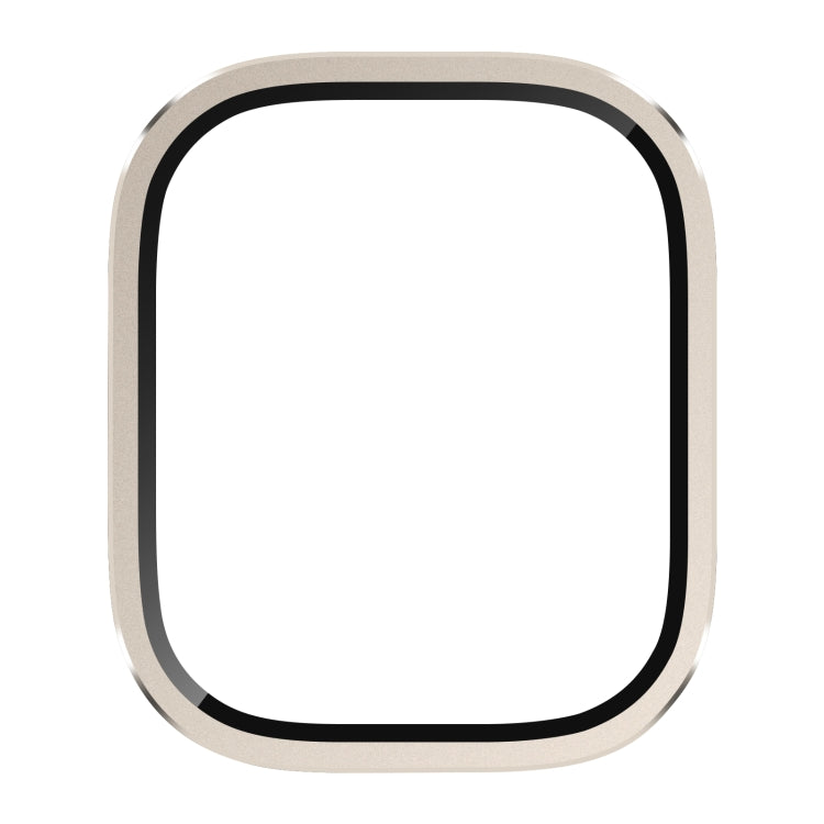 For Apple Watch Ultra 49mm Aluminum Alloy Frame Integrated Tempered Film(Original Color) by buy2fix