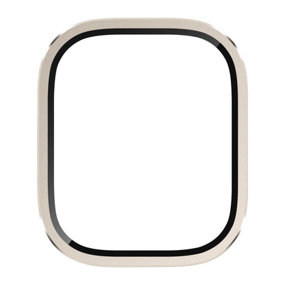 For Apple Watch Ultra 49mm Aluminum Alloy Frame Integrated Tempered Film(Original Color) by buy2fix