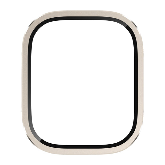 For Apple Watch Ultra 49mm Aluminum Alloy Frame Integrated Tempered Film(Original Color) by buy2fix
