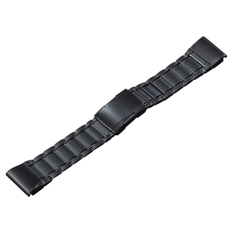 For Garmin Forerunner 965/955/945/935 22mm Quick Release Five Bead Titanium Steel Watch Band(Black) by buy2fix
