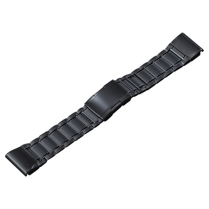 For Garmin Forerunner 965/955/945/935 22mm Quick Release Five Bead Titanium Steel Watch Band(Black) by buy2fix