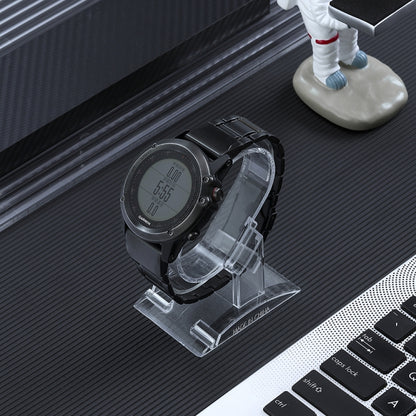 For Garmin Forerunner 965/955/945/935 22mm Quick Release Five Bead Titanium Steel Watch Band(Black) by buy2fix