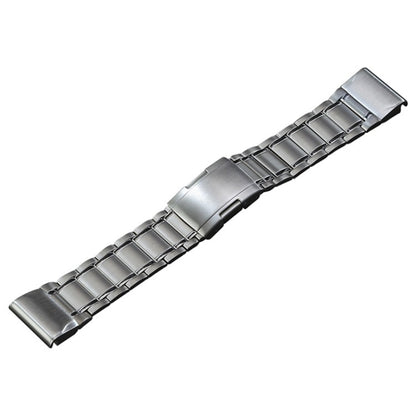 For Garmin Forerunner 965/955/945/935 22mm Quick Release Five Bead Titanium Steel Watch Band(Silver) by buy2fix
