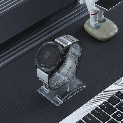 For Garmin Forerunner 965/955/945/935 22mm Quick Release Five Bead Titanium Steel Watch Band(Silver) by buy2fix