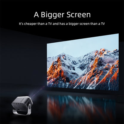 AUN A003 1280x720P 150 Lumens Same Screen Version Portable Home Theater LED HD Digital Projector, EU Plug(Grey) - LED Projector by AUN | Online Shopping UK | buy2fix