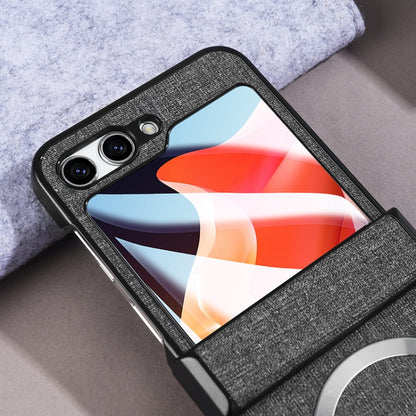 For Samsung Galaxy Z Flip5 MagSafe Magnetic Back Screen Integrated Phone Case(Black) - Galaxy Z Flip5 Cases by buy2fix | Online Shopping UK | buy2fix