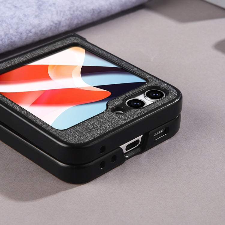 For Samsung Galaxy Z Flip5 MagSafe Magnetic Back Screen Integrated Phone Case(Black) - Galaxy Z Flip5 Cases by buy2fix | Online Shopping UK | buy2fix