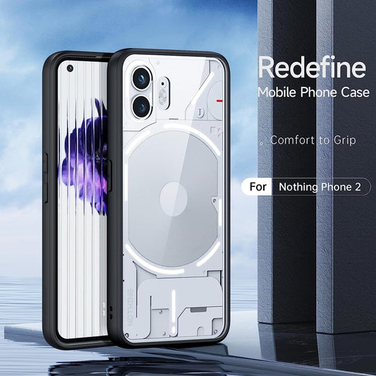 For Nothing Phone 2 Frosted TPU Shockproof Protective Phone Case(Black) - Nothing Cases by buy2fix | Online Shopping UK | buy2fix