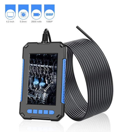P40 5.5mm HD Blue Waterproof Portable Integrated Hand-held Vertical Screen Industry Endoscope, Length:10m(Hardwire) -  by buy2fix | Online Shopping UK | buy2fix