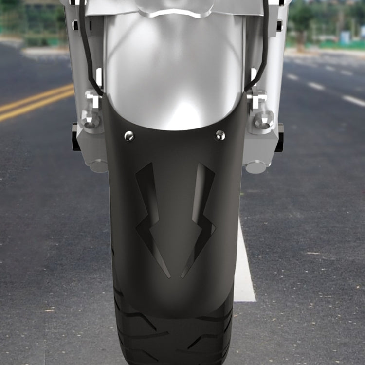 Motorcycle PP Modified Front Wheel Fender Dustproof Splash Flaps Mudguards Fender Guard, Style:02 - Others by buy2fix | Online Shopping UK | buy2fix