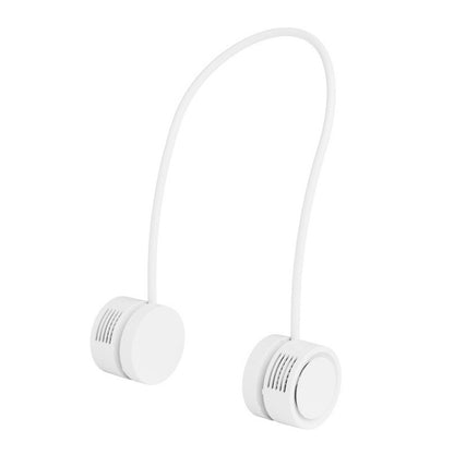 DQ209 Portable Hanging Neck Mute Aroma Diffuser Small Fan(White) by buy2fix