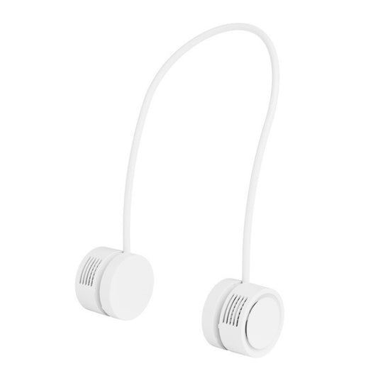 DQ209 Portable Hanging Neck Mute Aroma Diffuser Small Fan(White) by buy2fix