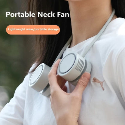 DQ209 Portable Hanging Neck Mute Aroma Diffuser Small Fan(White) by buy2fix