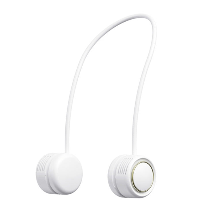 DQ210 Portable Hanging Neck Mute Aroma Diffuser Small Fan(White) by buy2fix