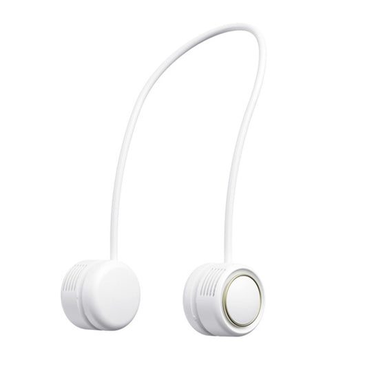 DQ210 Portable Hanging Neck Mute Aroma Diffuser Small Fan(White) by buy2fix