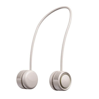 DQ210 Portable Hanging Neck Mute Aroma Diffuser Small Fan(Apricot) by buy2fix