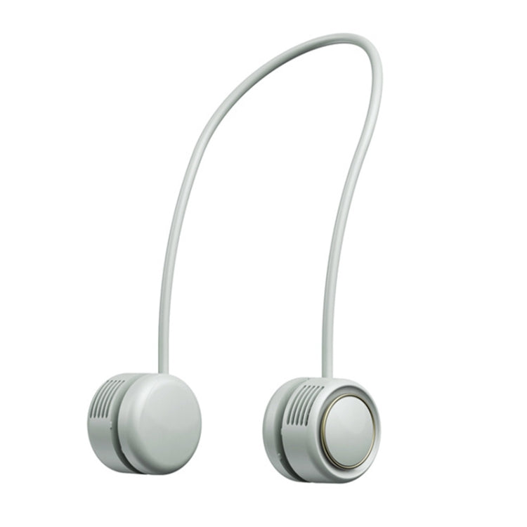 DQ210 Portable Hanging Neck Mute Aroma Diffuser Small Fan(Ice Green) by buy2fix