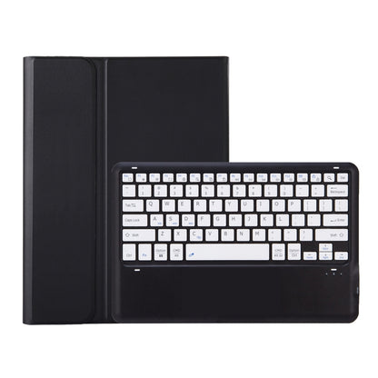 For Samsung Galaxy Tab S9+ / S9 FE+ A810B Pen Slot Detachable Bluetooth Keyboard Leather Tablet Case(Black+White) - Samsung Keyboard by buy2fix | Online Shopping UK | buy2fix