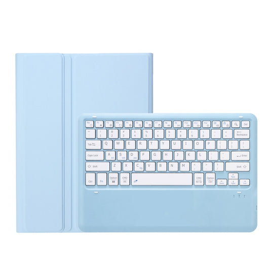 For Samsung Galaxy Tab S9+ / S9 FE+ A810B Pen Slot Detachable Bluetooth Keyboard Leather Tablet Case(Sky Blue) - For Samsung by buy2fix | Online Shopping UK | buy2fix