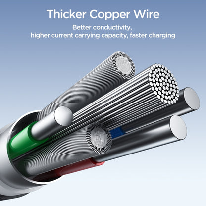 JOYROOM SA25-CL3 30W USB-C/Type-C to 8 Pin Fast Charge Data Cable, Length:1.2m(Black) - 2 in 1 Cable by JOYROOM | Online Shopping UK | buy2fix