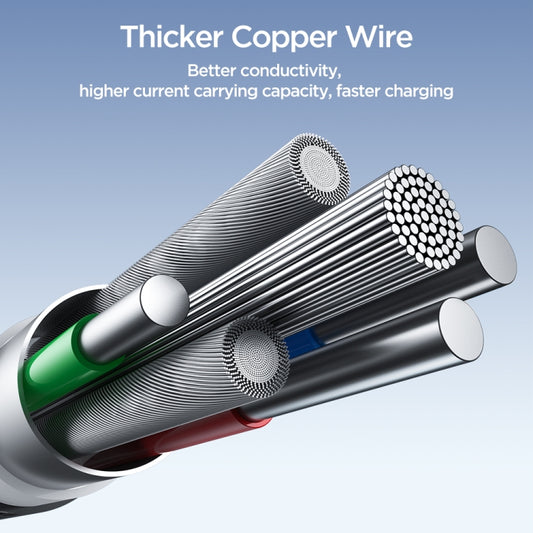JOYROOM SA25-CL3 30W USB-C/Type-C to 8 Pin Fast Charge Data Cable, Length:3m(Black) - 2 in 1 Cable by JOYROOM | Online Shopping UK | buy2fix