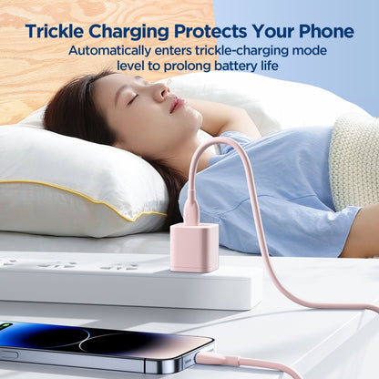 JOYROOM SA29-AL3 3A USB to 8 Pin Liquid Silicone Fast Charging Data Cable, Length: 1.2m(Pink) - Normal Style Cable by JOYROOM | Online Shopping UK | buy2fix
