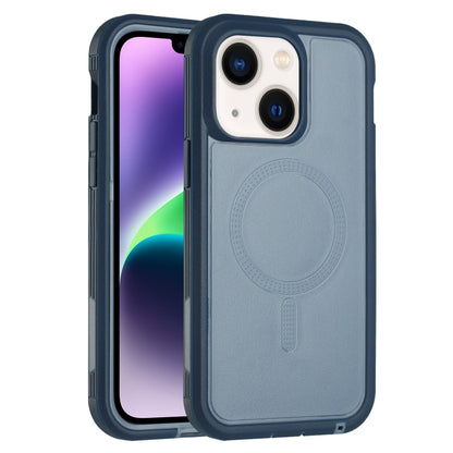 For iPhone 14 Defender Series XT MagSafe Magnetic PC + TPU Shockproof Phone Case(Blue) - iPhone 14 Cases by buy2fix | Online Shopping UK | buy2fix