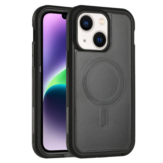For iPhone 14 Plus Defender Series XT MagSafe Magnetic PC + TPU Shockproof Phone Case(Black) - iPhone 14 Plus Cases by buy2fix | Online Shopping UK | buy2fix