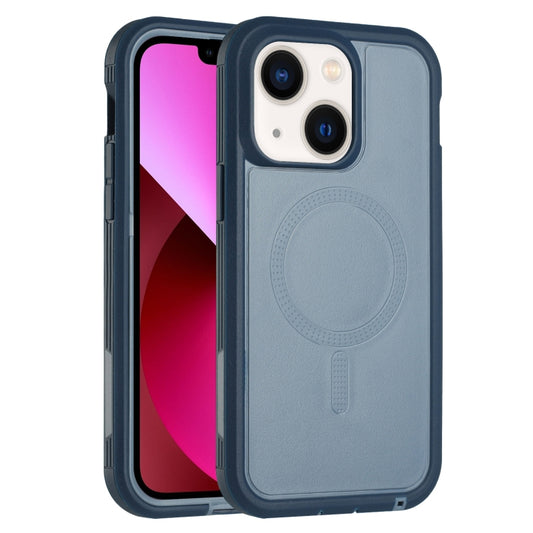 For iPhone 13 Defender Series XT MagSafe Magnetic PC + TPU Shockproof Phone Case(Blue) - iPhone 13 Cases by buy2fix | Online Shopping UK | buy2fix