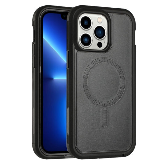 For iPhone 13 Pro Defender Series XT MagSafe Magnetic PC + TPU Shockproof Phone Case(Black) - iPhone 13 Pro Cases by buy2fix | Online Shopping UK | buy2fix