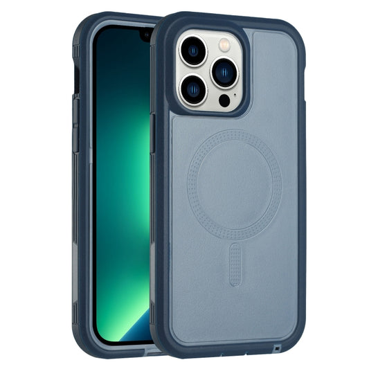 For iPhone 13 Pro Max Defender Series XT MagSafe Magnetic PC + TPU Shockproof Phone Case(Blue) - iPhone 13 Pro Max Cases by buy2fix | Online Shopping UK | buy2fix