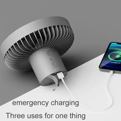 DQ212 10000mAh Outdoor Portable Camping Fan Tent Hanging Vertical Light(White) by buy2fix