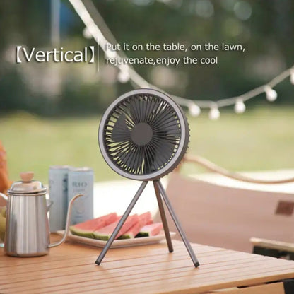 DQ212 10000mAh Outdoor Portable Camping Fan Tent Hanging Vertical Light(White) by buy2fix