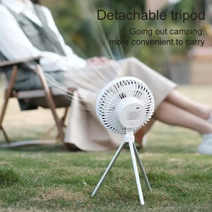 DQ213 4000mAh Outdoor Portable Camping Fan Tent Hanging Vertical Light(White) by buy2fix