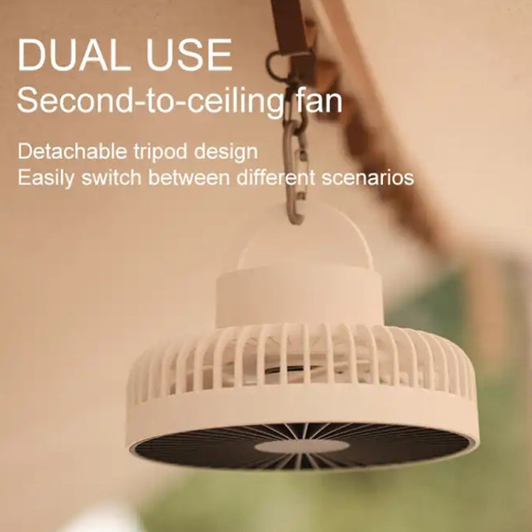 DQ213 4000mAh Outdoor Portable Camping Fan Tent Hanging Vertical Light(White) by buy2fix