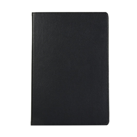 For Samsung Galaxy Tab S9 Ultra Litchi Texture 360 Degrees Rotation Holder Leather Tablet Case(Black) - Galaxy Tab S9 Ultra Cases by buy2fix | Online Shopping UK | buy2fix