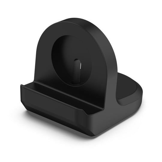 For Samsung Galaxy Watch8 / Ultra 2025 Smart Watch Silicone Charging Bracket(Black)