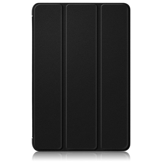 For Samsung Galaxy Tab A9 Plus 3-folding Leather Smart Tablet Case(Black) - Galaxy Tab A9 by buy2fix | Online Shopping UK | buy2fix