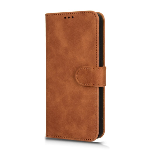 For Nothing Phone 2 Skin Feel Magnetic Flip Leather Phone Case(Brown) - Nothing Cases by buy2fix | Online Shopping UK | buy2fix