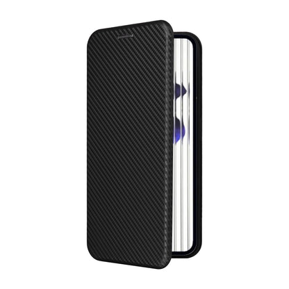 For Nothing Phone 2 Carbon Fiber Texture Flip Leather Phone Case(Black) - Nothing Cases by buy2fix | Online Shopping UK | buy2fix