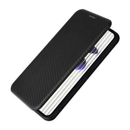 For Nothing Phone 2 Carbon Fiber Texture Flip Leather Phone Case(Black) - Nothing Cases by buy2fix | Online Shopping UK | buy2fix