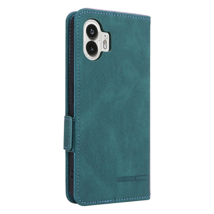 For Nothing Phone 2 Magnetic Clasp Leather Phone Case(Green) - Nothing Cases by buy2fix | Online Shopping UK | buy2fix